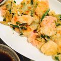 クックT0BW4B☆'s cooksnap of when they made 餅入りカリカリチヂミ.
