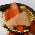 eiyoushi's cooksnap of when they made 母の味♡大根とにんじんの【きんちゃん煮】.