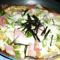 nor☆in☆aus's cooksnap of when they made ○和風もちピザ○.