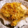 じんとっと's cooksnap of when they made 受験必勝！祈願は関西風ふわとろカツ丼で。.
