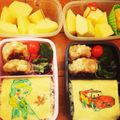 itoyuki's cooksnap of when they made 作りおきＯＫ！アナ雪☆落書き弁当.