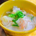 モコリンママ's cooksnap of when they made 中華街の味！海老ワンタンスープ.