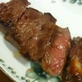 あかぷり's cooksnap of when they made はなびし草の牛ランプ肉のステーキ.