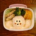 ＊Miminyan＊'s cooksnap of when they made おさるさん＊キャラ弁.