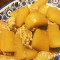 Faiza's cooksnap of when they made 醤油麹でコク旨＊大根と鶏肉の煮もの.