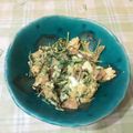 オレンジリング's cooksnap of when they made 水菜とベーコンと卵の炒めもの.