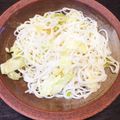 ノビル's cooksnap of when they made 宇野千代の焼きそうめん.