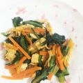 akinoko83's cooksnap of when they made 小松菜と油揚げの炒り煮.