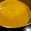 horseland's cooksnap of when they made にんにくでぽかぽか☆かぼちゃのポタージュ.