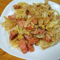 もっちぃ｡'s cooksnap of when they made キャベツとウインナーのマヨ醤油炒め.