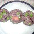 モモレシピ's cooksnap of when they made 枝豆と焼きたらこのおにぎり。.
