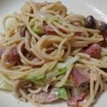 クック4H1RI9☆'s cooksnap of when they made キャベツたっぷりクリームスパゲッティ♪.