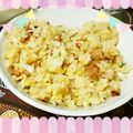 ひとくちさいずA's cooksnap of when they made 小細工なしの本格パラパラチャーハン.