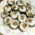 白いぐれーぷ's cooksnap of when they made うちの巻き寿司.