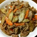 にぃもちゃん's cooksnap of when they made きんぴら風★スタミナゴボウ＆コマ炒め♪.