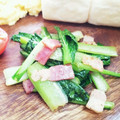 ton♪'s cooksnap of when they made 小松菜とベーコンの中華風炒め.