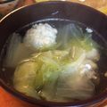 ☆こりら☆'s cooksnap of when they made 白菜と鶏団子のスープ.