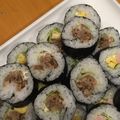 涼月花's cooksnap of when they made 牛☆焼肉海苔巻き.