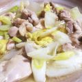 ☆モナカ♪'s cooksnap of when they made 簡単☆ピリッと♪白菜と鶏肉と葱塩いため.