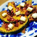 ジュスカ's cooksnap of when they made かぼちゃの蒸焼き*ベーコン添え.