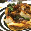 Ｂotan's cooksnap of when they made 鶏胸肉のキウイ＆カレーソース焼き.