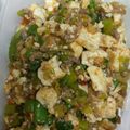 miruffy's cooksnap of when they made 豆腐とひき肉の甘辛味噌そぼろ.
