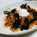 meggy♪'s cooksnap of when they made しめじとキムチのパスタ.
