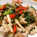 ☆ぽんたくん★'s cooksnap of when they made 鶏もも肉のバジル炒め.