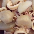 123spring's cooksnap of when they made 和の食卓に！烏賊と里芋大根のほっこり煮♪.
