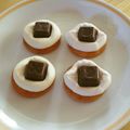 ひめ社長's cooksnap of when they made ビスケットのマシマロのせ♡ビスマロ♡.