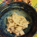 マリーゆう子's cooksnap of when they made 蓮根の白だし炒め煮、ゆかりまぶし。.