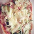 miu＆Rin's cooksnap of when they made おせちリメイク！フライパンで作る餅ピザ.