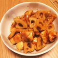 しろしろちゃん's cooksnap of when they made 鶏ささみとれんこん(^ω^)ケチャちり.