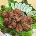 きえこ's cooksnap of when they made 簡単♡覚えやすい！ジューシー鶏の唐揚げ★.