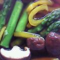 白子キッチン's cooksnap of when they made 北海道☆簡単　アスパラ麺つゆ漬け生姜風味.