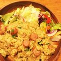 ◎アンヨサ's cooksnap of when they made Yevoカレーソース ピラフ（炊飯器）.