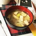 そえほ's cooksnap of when they made ＊風邪に＊鶏肉とネギのぽかぽかスープ.