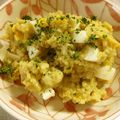 由芽15's cooksnap of when they made カレーの残りで☆カレーポテトサラダ.