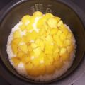 schima's cooksnap of when they made サツマイモの炊き込みご飯.