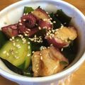 まゆちゃろ's cooksnap of when they made 手作りコチュジャン★たこと胡瓜ピリ辛和え.