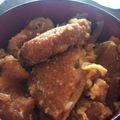 knk___'s cooksnap of when they made ★余り物で簡単★玉コロッケ丼.