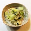 百合の丘のうし's cooksnap of when they made 低糖質レシピ☆キャベツとしらすのサラダ.
