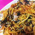kaaa7♡'s cooksnap of when they made 我が家のキムチ焼きそば٩꒰৹৺৹ઌ꒱♡.