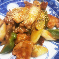 azlyn's cooksnap of when they made 豚ヒレと長ネギで酢豚風。.