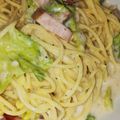 クックLPYKI3☆'s cooksnap of when they made キャベツたっぷりクリームスパゲッティ♪.