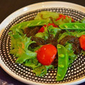 ruruchirin's cooksnap of when they made ほっと！レタスとトマトのもずくかけ.