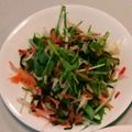 ぐでたまパン's cooksnap of when they made 水菜と大根のハリハリサラダ.