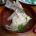 のりぴっぴ。's cooksnap of when they made 鯛の潮汁.