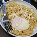 猫目たま's cooksnap of when they made スグに作れるずぼら飯＊温玉ツナマヨパスタ.