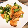 クック6Y6FX1☆'s cooksnap of when they made 鮭とブロッコリーの粒マスタードソース炒め.